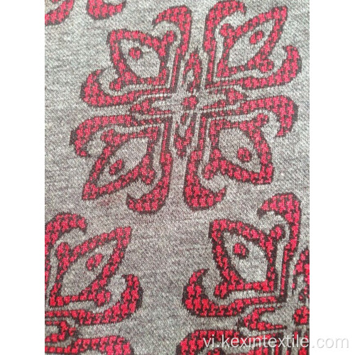 Monofil jacquard dệt vải hoa đan